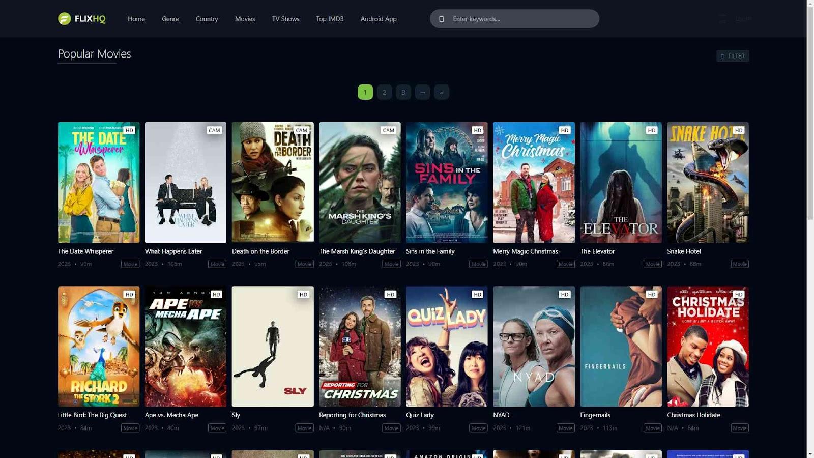 Flix HQ streaming platform and its features